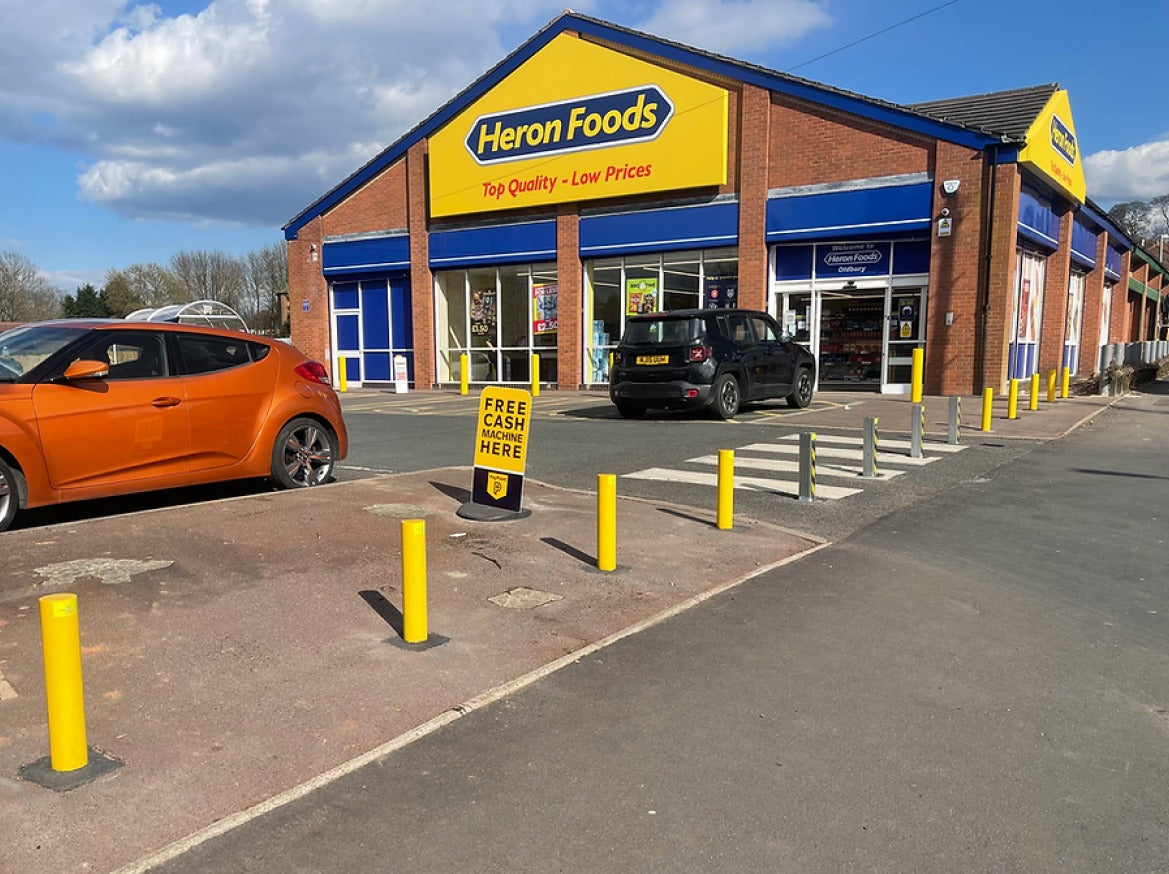 security posts in a commercial setting