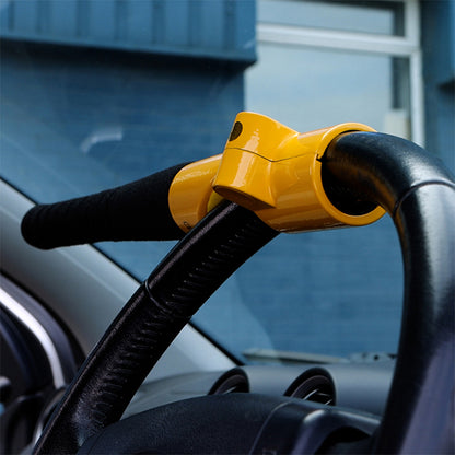 Baseball Bat Steering Wheel Lock - Yellow